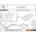 Умывальники Misty Барселона 90 левый