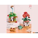 Конструкторы LOZ Красный цветок в горшке 1285_MK