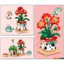 Конструкторы LOZ Красный цветок в горшке 1285_MK