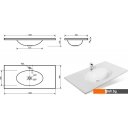 Умывальники Эстет Vegas Silk 100x45 ФР-00014919