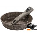 Сковороды Elan Gallery Гармония вкуса 120338 (коричневый опал) Сковороды Elan Gallery Гармония вкуса 120338 (коричневый опал)