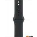 Умные часы и браслеты Apple Watch Series 10 42 мм (алюминиевый корпус, черный/черный, спортивный силиконовый ремешок M/L)