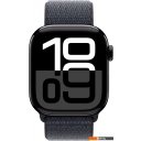 Умные часы и браслеты Apple Watch Series 10 42 мм (алюминиевый корпус, черный/темно-серый, нейлоновый ремешок)