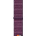 Умные часы и браслеты Apple Watch Series 10 42 мм (алюминиевый корпус, розовое золото/сливовый, нейлоновый ремешок)