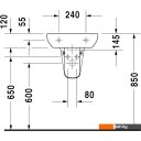 Умывальники Duravit D-Code 45x34 (07054500002)