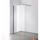Душевые кабины Saniteco Walk-In SN-W8TB120 (120x200, прозрачное стекло, черный профиль)