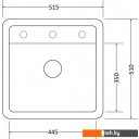 Кухонные мойки Zorg Como 51 (черный оникс) Кухонные мойки Zorg Como 51 (черный оникс)