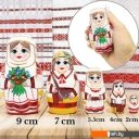 Развивающие игрушки Брестская Фабрика Сувениров В народной одежде с букетом васильков (набор 5 шт)