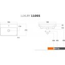 Умывальники Dreja Luxury 55 11055-KL