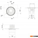 Сифоны Berges Wasserhaus Zentrum Norma 150x150 090463 (матовый хром)