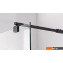 Душевые кабины Saniteco Walk-In SN-W6TB80 (80x200, прозрачное стекло, черный профиль)