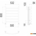 Полотенцесушители TERMINUS Классик П6 500x600 нп (сатин)