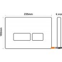 Клавиши и системы смыва Oliveeka 021-MB (черный матовый)