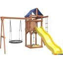 Детские спортивные комплексы и игровые площадки National Tree Company С качелями гнездо 100 IgroWoods ДП-12