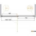 Душевые кабины Cezares URBAN-B-12-140-C-NERO