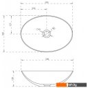 Умывальники Abber Stein AS2609 (белый матовый)
