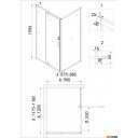 Душевые кабины Niagara NG-A90G 90x190