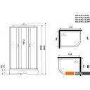 Душевые кабины Niagara NG-33184-14R 100x80