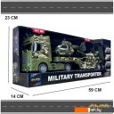 Игрушечный транспорт Givito Милитари. Военный транспортер G235-479 Игрушечный транспорт Givito Милитари. Военный транспортер G235-479