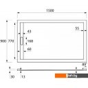 Душевые поддоны Cezares TRAY-AS-AH-150/90-30-W 150x90