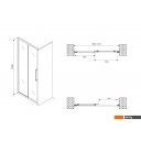 Душевые кабины Abber Schwarzer Diamant AG30130BH