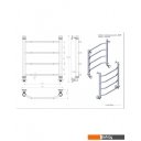Полотенцесушители Двин E 60/50 (черный матовый)