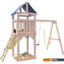 Детские спортивные комплексы и игровые площадки National Tree Company С гибкими качелями IgroWoods ДКНП-11 (не окрашен)