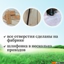 Детские спортивные комплексы и игровые площадки National Tree Company С гибкими качелями IgroWoods ДКНП-11 (не окрашен)