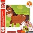 Развивающие игрушки Hape Кубики Ферма E1618_HP Развивающие игрушки Hape Кубики Ферма E1618_HP