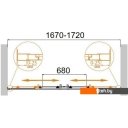 Душевые кабины Cezares Molveno-BF-2-170-C-Cr-IV