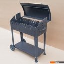 Мангалы, грили, барбекю Вулкан Гриль XL 5 мм на колесах