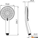 Душевые системы и гарнитуры IDDIS Optima Home OPH3FBCi18