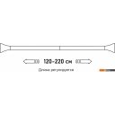 Шторки и карнизы для ванн и поддонов FORA FOR-ROD-220IGR (серый)