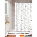 Шторки и карнизы для ванн и поддонов FORA Cats FOR-PH-CATS