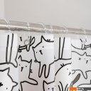 Шторки и карнизы для ванн и поддонов FORA Peva Cats FOR-PV09