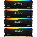 Оперативная память Kingston FURY Beast RGB 4x16ГБ DDR4 2666 МГц KF432C16BB2AK4/64