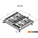 Варочные панели Korting HG 6302 CTB