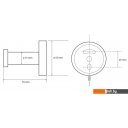 Аксессуары для ванной и туалета Bemeta Dark 104106060