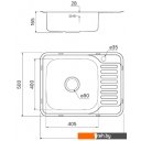 Кухонные мойки IDDIS Basic BAS65SLi77