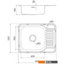 Кухонные мойки IDDIS Basic BAS65SLi77