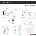 Душевые системы и гарнитуры Whitecross Y YSET04NIB (брашированный никель)