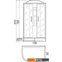 Душевые кабины River Nara 120/80/26 МТ L