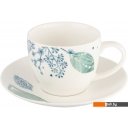 Кружки, чашки, стаканы для горячих напитков Gipfel Blue Lagoon 42248 (белый/бирюзовый)