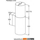 Вытяжки MAUNFELD Lee Wall 39 Long (черный)