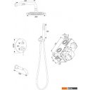 Душевые системы и гарнитуры РМС SUS129BL-1S