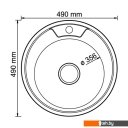 Кухонные мойки Mixline 528182 (полированная, 0.6 мм)