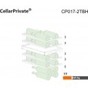 Винные шкафы Cellar Private CP017-2TBH со скрытой ручкой
