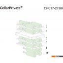 Винные шкафы Cellar Private CP017-2TBH со скрытой ручкой