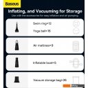 Автомобильные пылесосы Baseus A3lite Car Vacuum Cleaner VCAQ050001 (черный)