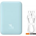 Портативные зарядные устройства Baseus Magnetic Mini Air Wireless Fast Charge Power Bank 20W 10000mAh (голубой)